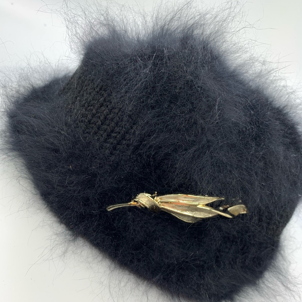 50s Vintage Winter Hat w/Broach